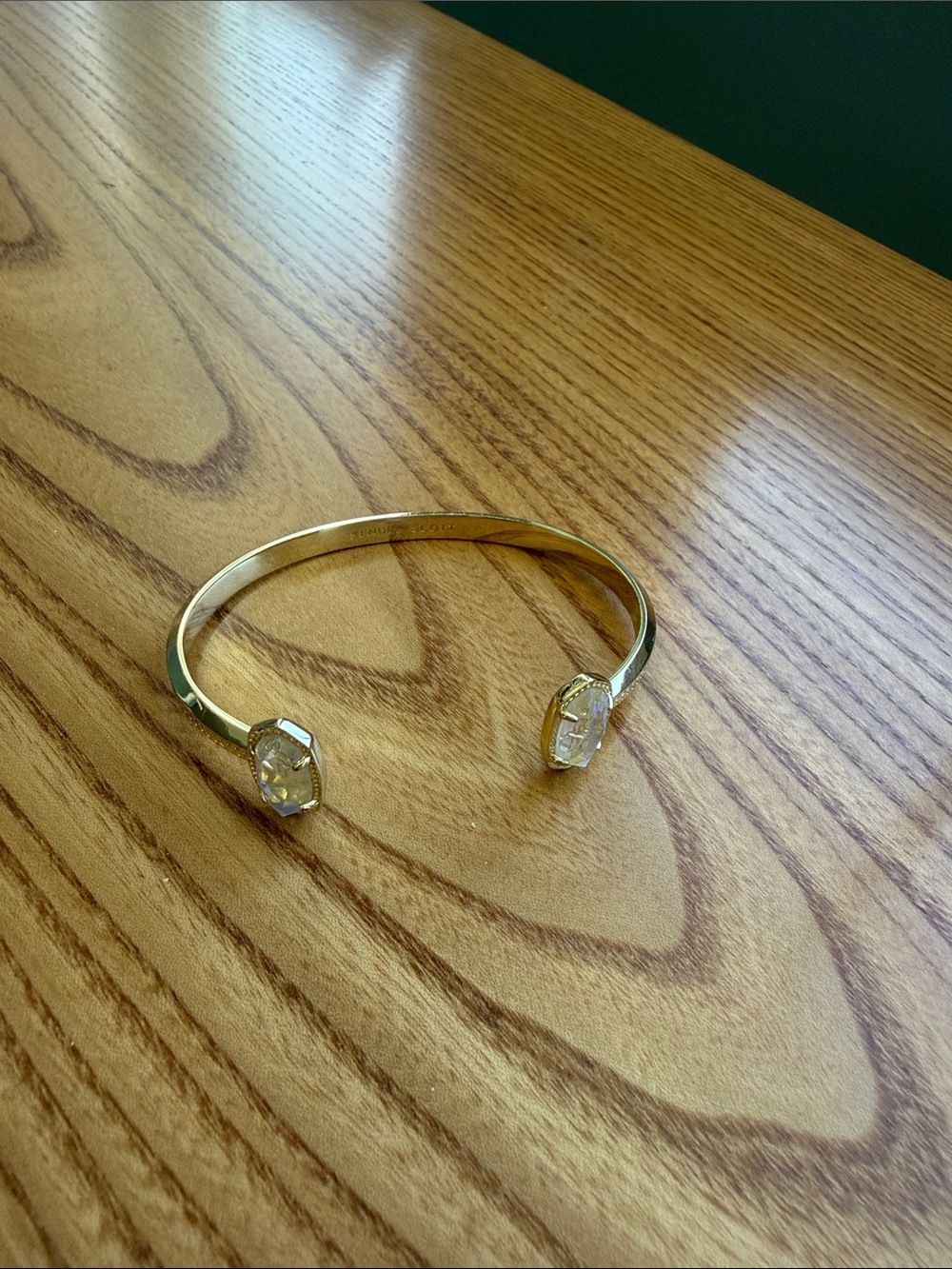 Kendra Scott | Elton Gold Cuff Bracelet in Dichroic Glass